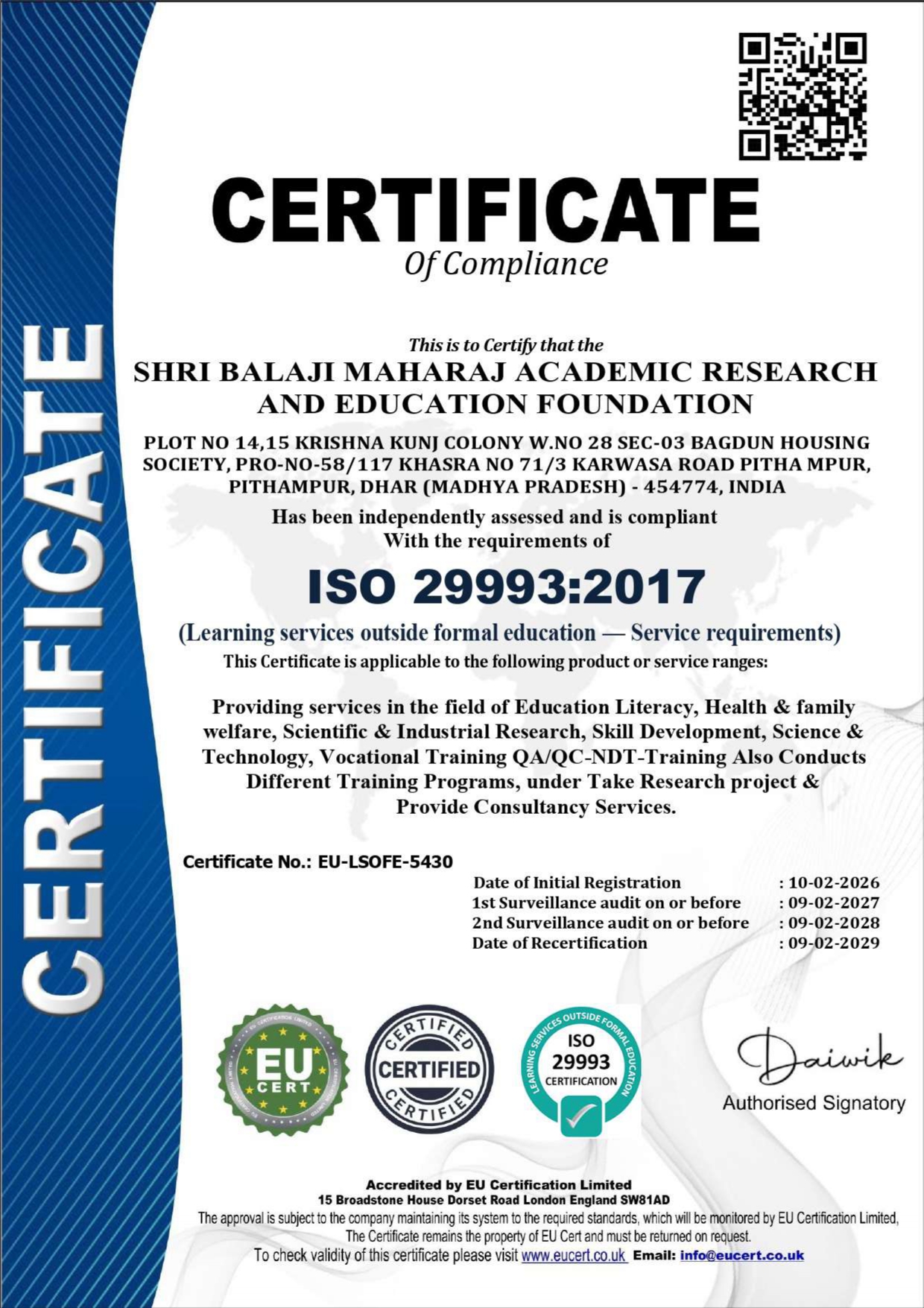 Certificate 3